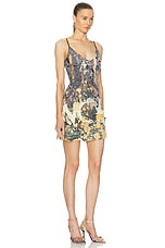 Diesel Jena Mini Dress in Yellow, view 2, click to view large image.