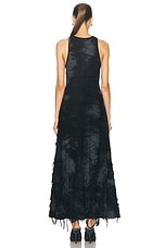 Diesel Tank Maxi Dress in Black, view 3, click to view large image.