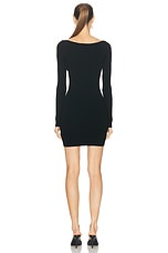 Diesel Mini Dress in Black, view 3, click to view large image.