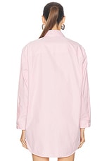 Diesel Mini Shirt Dress in Pink, view 4, click to view large image.