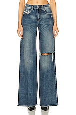 Diesel Wide Leg in Blue, view 1, click to view large image.
