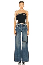 Diesel Wide Leg in Blue, view 5, click to view large image.