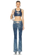 Diesel 1969 Wide Leg in Denim, view 4, click to view large image.