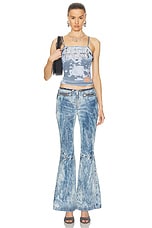 Diesel Gen Bootcut in Denim, view 4, click to view large image.