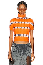 Diesel Turtleneck Sweater in Orange, view 1, click to view large image.