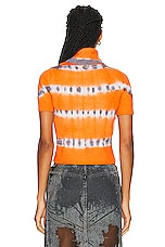 Diesel Turtleneck Sweater in Orange, view 3, click to view large image.
