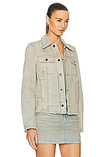Diesel Bonny Denim Jacket in Faded Denim, view 2, click to view large image.
