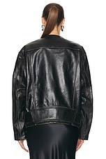 Diesel Margy Jacket in Deep & Black, view 3, click to view large image.