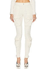 Diesel Cargo Pant in Ivory, view 1, click to view large image.
