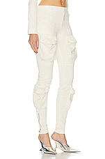 Diesel Cargo Pant in Ivory, view 2, click to view large image.