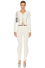 Diesel Cargo Pant in Ivory, view 4, click to view large image.