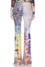 Diesel Mayim Flare Pant in Medium Blue, view 3, click to view large image.