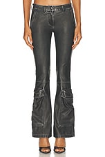 Diesel Cargo Bootcut Pant in Deep & Black, view 1, click to view large image.