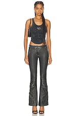 Diesel Cargo Bootcut Pant in Deep & Black, view 5, click to view large image.