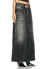 Diesel Pago Skirt in Grey Denim, view 2, click to view large image.