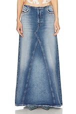 Diesel Pago Skirt in Denim, view 1, click to view large image.