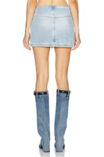 Diesel Ron Skirt in Denim, view 3, click to view large image.