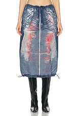 Diesel Mirtow Skirt in Denim, view 1, click to view large image.