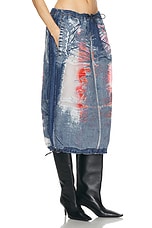 Diesel Mirtow Skirt in Denim, view 2, click to view large image.