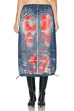 Diesel Mirtow Skirt in Denim, view 3, click to view large image.