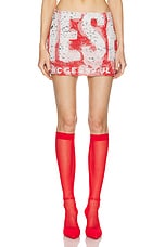 Diesel Hunt Skirt in Formula Red, view 1, click to view large image.