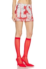 Diesel Hunt Skirt in Formula Red, view 2, click to view large image.