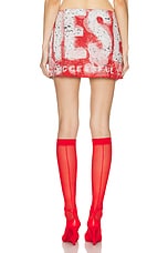 Diesel Hunt Skirt in Formula Red, view 3, click to view large image.