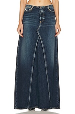Diesel Maxi Skirt in Blue, view 1, click to view large image.
