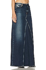Diesel Maxi Skirt in Blue, view 2, click to view large image.