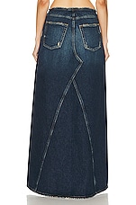 Diesel Maxi Skirt in Blue, view 3, click to view large image.