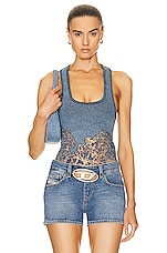 Diesel Tank Top in Blue, view 1, click to view large image.