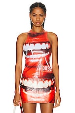 Diesel Printed Tank Top in Multi, view 1, click to view large image.