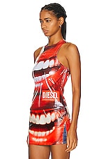 Diesel Printed Tank Top in Multi, view 3, click to view large image.