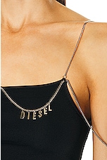 Diesel Chain Tank Top in Black, view 6, click to view large image.