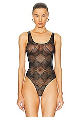 Diesel Floria Bodysuit in Black, view 2, click to view large image.