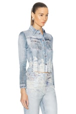 Diesel Lorelle Top in Denim, view 2, click to view large image.