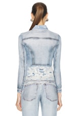Diesel Lorelle Top in Denim, view 3, click to view large image.