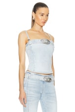 Diesel Lucy Tank Top in Denim, view 2, click to view large image.