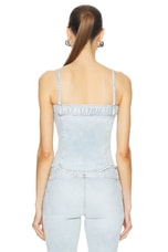 Diesel Lucy Tank Top in Denim, view 3, click to view large image.