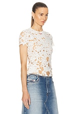 Diesel Uncyna Top in White, view 2, click to view large image.