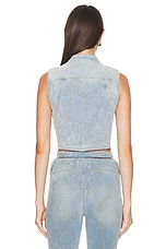 Diesel Nata Top in Denim, view 3, click to view large image.