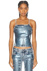 Diesel Tank Top in Denim, view 1, click to view large image.