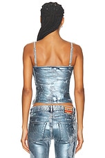 Diesel Tank Top in Denim, view 3, click to view large image.