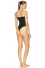 Diesel Meghan Swimsuit in Black, view 3, click to view large image.