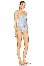 Diesel Slia Swimsuit in Blue, view 2, click to view large image.