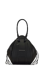 Diesel 1DR Fold Bag in Black, view 3, click to view large image.