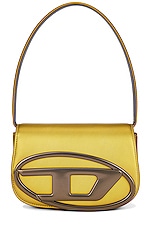 Diesel 1DR Shoulder Bag in Yellow, view 3, click to view large image.