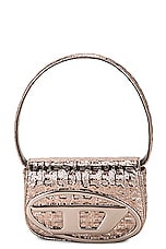 Diesel 1DR Shoulder Bag in Silver, view 3, click to view large image.