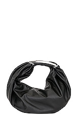Diesel Grab Hobo Bag in Black, view 3, click to view large image.