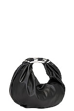 Diesel Grab Hobo Bag in Black, view 4, click to view large image.